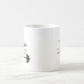 Fitness für personalisierte Frauengewichte Kaffeetasse (Mittel)