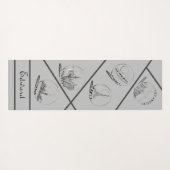 Fitness für Privatgesundheit Schwarze Städte für i Yogamatte (Rückseite (Horizontal))