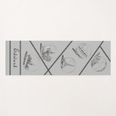 Fitness für Privatgesundheit Schwarze Städte für i Yogamatte (Vorderseite (Horizontal))