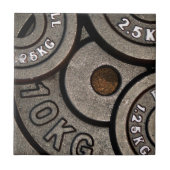 Fitness für Schwarzgymnasien Fliese (Vorderseite)