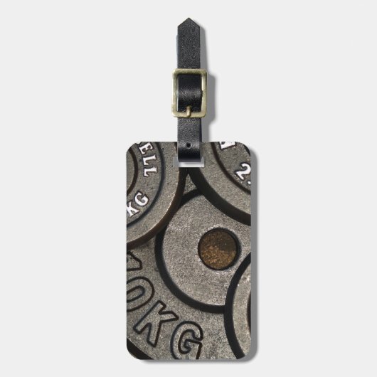 Fitness für Schwarzgymnasien Gepäckanhänger (Vorderseite vertikal)