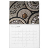 Fitness für Schwarzgymnasien Kalender (Feb 2027)