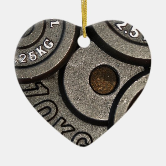 Fitness für Schwarzgymnasien Keramik Ornament (Vorne)