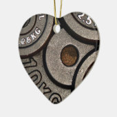 Fitness für Schwarzgymnasien Keramik Ornament (Links)