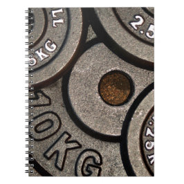 Fitness für Schwarzgymnasien Notizblock