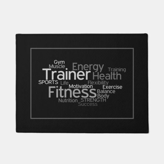 Fitness Fußmatte (Vorderseite)