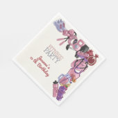 Fitness Geburtstagsfeier Serviette (Ecke)