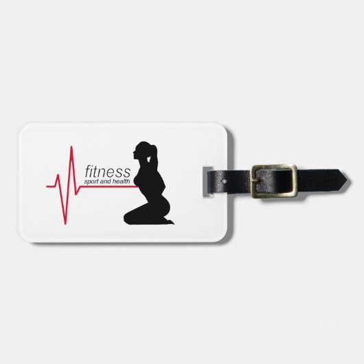 Fitness Gepäckanhänger (Vorderseite horizontal)