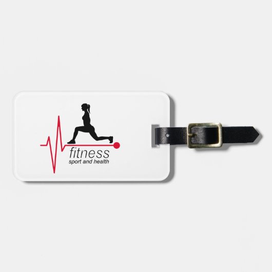 Fitness Gepäckanhänger (Vorderseite horizontal)