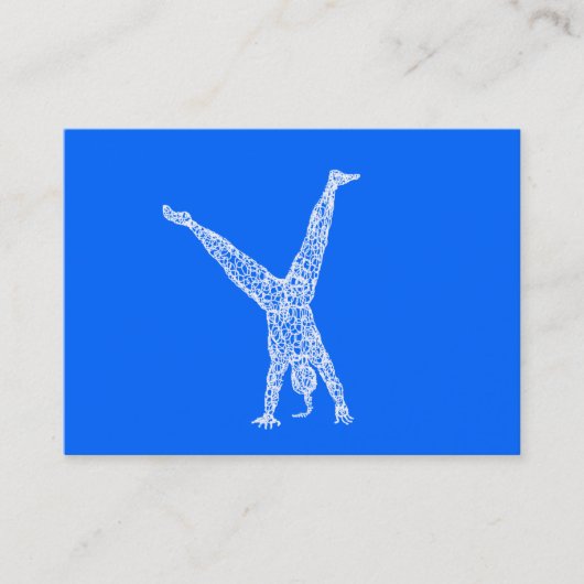 Fitness-Geschäfts-Karte Visitenkarte (Vorderseite)