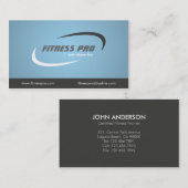 Fitness - Geschäfts-Karten Visitenkarte (Vorne/Hinten)