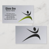 Fitness - Geschäfts-Karten Visitenkarte (Vorne/Hinten)