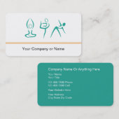 Fitness-Geschäfts-Karten Visitenkarte (Vorne/Hinten)