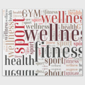 Fitness Geschenkpapier (Flach)