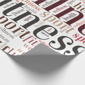 Fitness Geschenkpapier (Ecke)