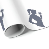 Fitness Geschenkpapier (Rolleneckpunkt)