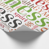 Fitness Geschenkpapier (Ecke)