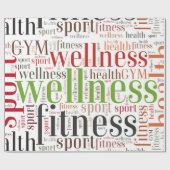 Fitness Geschenkpapier (Flach)