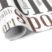 Fitness Geschenkpapier (Rolleneckpunkt)