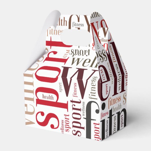 Fitness Geschenkschachtel (Rückseite)