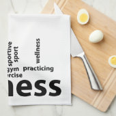 Fitness Geschirrtuch (Viertel Falte)