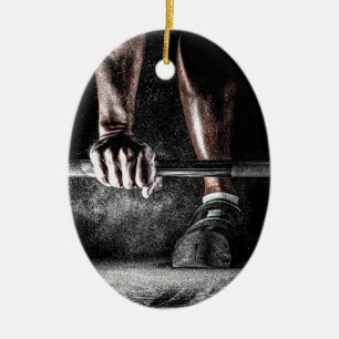 Fitness Gewicht Barbell Gym Keramikornament