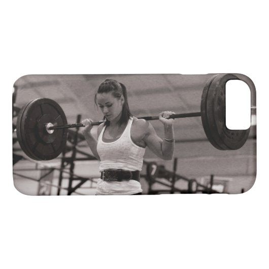 Fitness Girl Case-Mate iPhone Hülle (Rückseite (Horizontal))