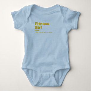 Fitness Girl - Fitness Baby Strampler
