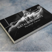 Fitness Girl Personal Trainer Berufliches Foto Visitenkarte