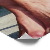 Fitness Girl Poster (Ecke)