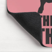 Fitness Girl Workout Gym Mousepad (Ecke)