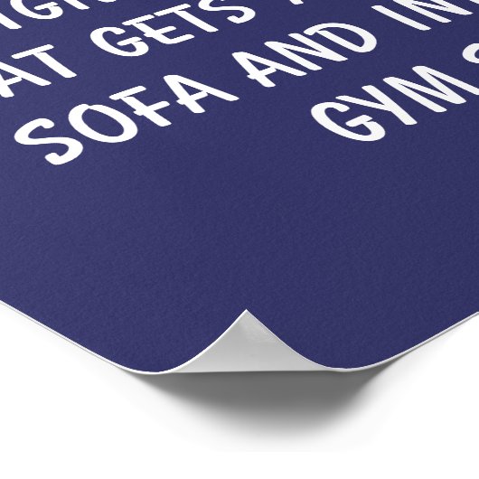 Fitness Goals Poster (Ecke)