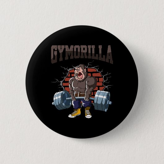 Fitness Gorilla Club Button (Vorderseite)