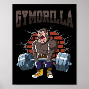 Fitness Gorilla Club Poster