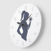 Fitness Große Wanduhr (Winkel)