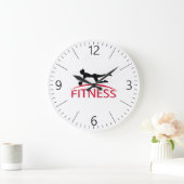 Fitness Große Wanduhr (Zuhause)