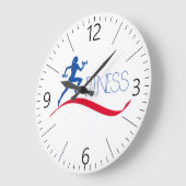 Fitness Große Wanduhr (Winkel)