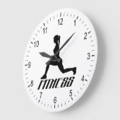 Fitness Große Wanduhr (Winkel)