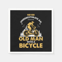 Fitness Großvater Fahrradfahrer MTB Fahrrad