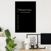 Fitness Guru Poster (Heimbüro)