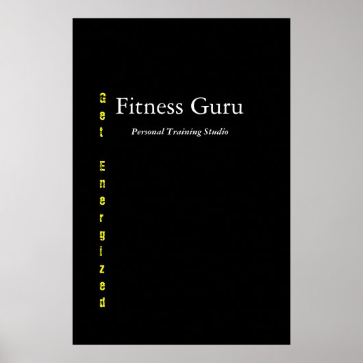 Fitness Guru Poster (Vorne)
