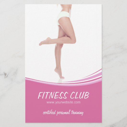 Fitness Gym Beauty Salon Flyer (Vorne)
