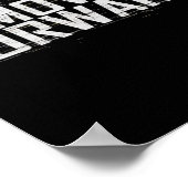 Fitness Gym Behalte vorwärts (Kunst im Vordergrund Poster (Ecke)