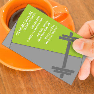 Fitness Gym Business Card Visitenkarte