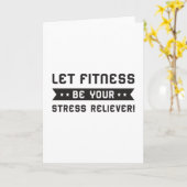 Fitness Gym Dance Dancing Sport Workout Workout Ge Karte (Gelbe Blume)