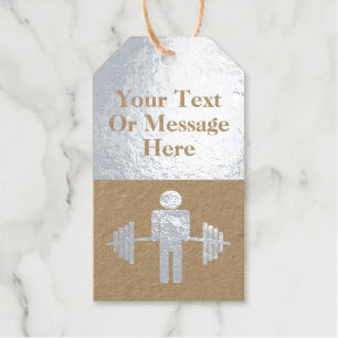 Fitness Gym Event Personal Trainer Barbell Geschenkanhänger