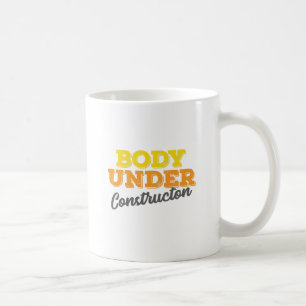 Fitness-Gym-Geschenkkörper im Baugewerbe Kaffeetasse