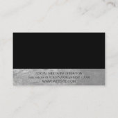 Fitness Gym | Gewicht Visitenkarte (Rückseite)