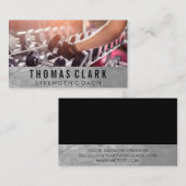 Fitness Gym | Gewicht Visitenkarte (Vorne/Hinten)