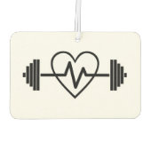 FITNESS GYM IST LEBEN AUTOLUFTERFRISCHER (Rückseite)